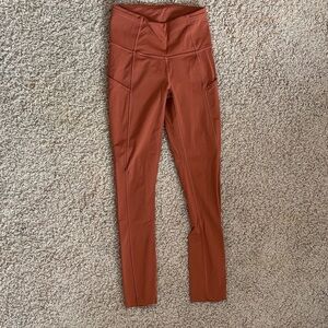 lululemon athletica Rust Leggings